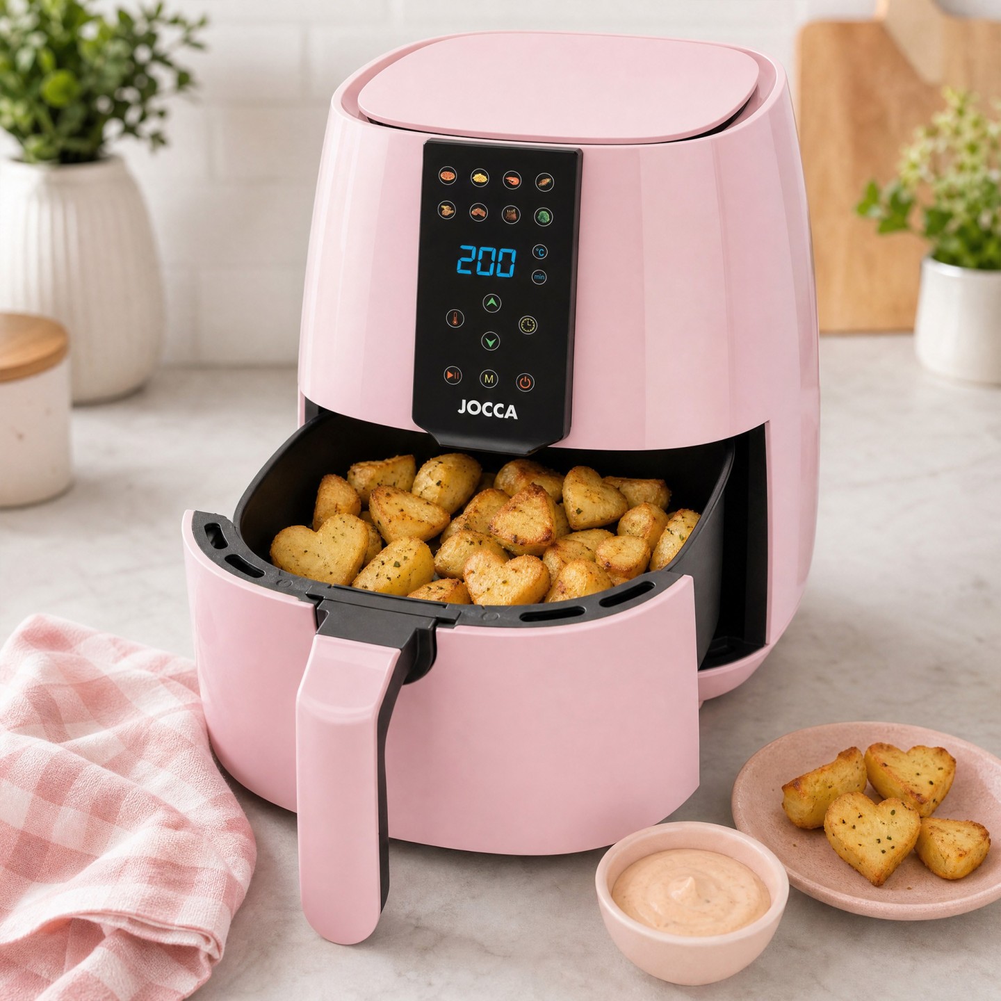 Friedora de Aire Digital 3.8L Rosa - Línea Sweet JOCCA