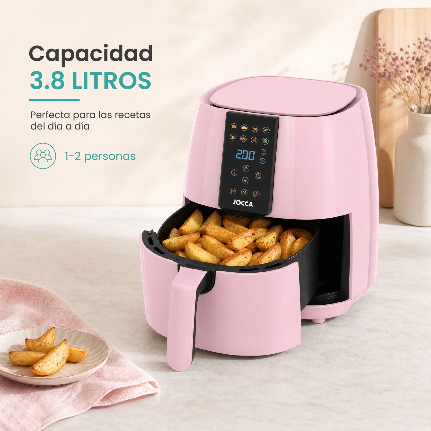 3.8L Rose Digital Air Firework - Sweet Jocca Line