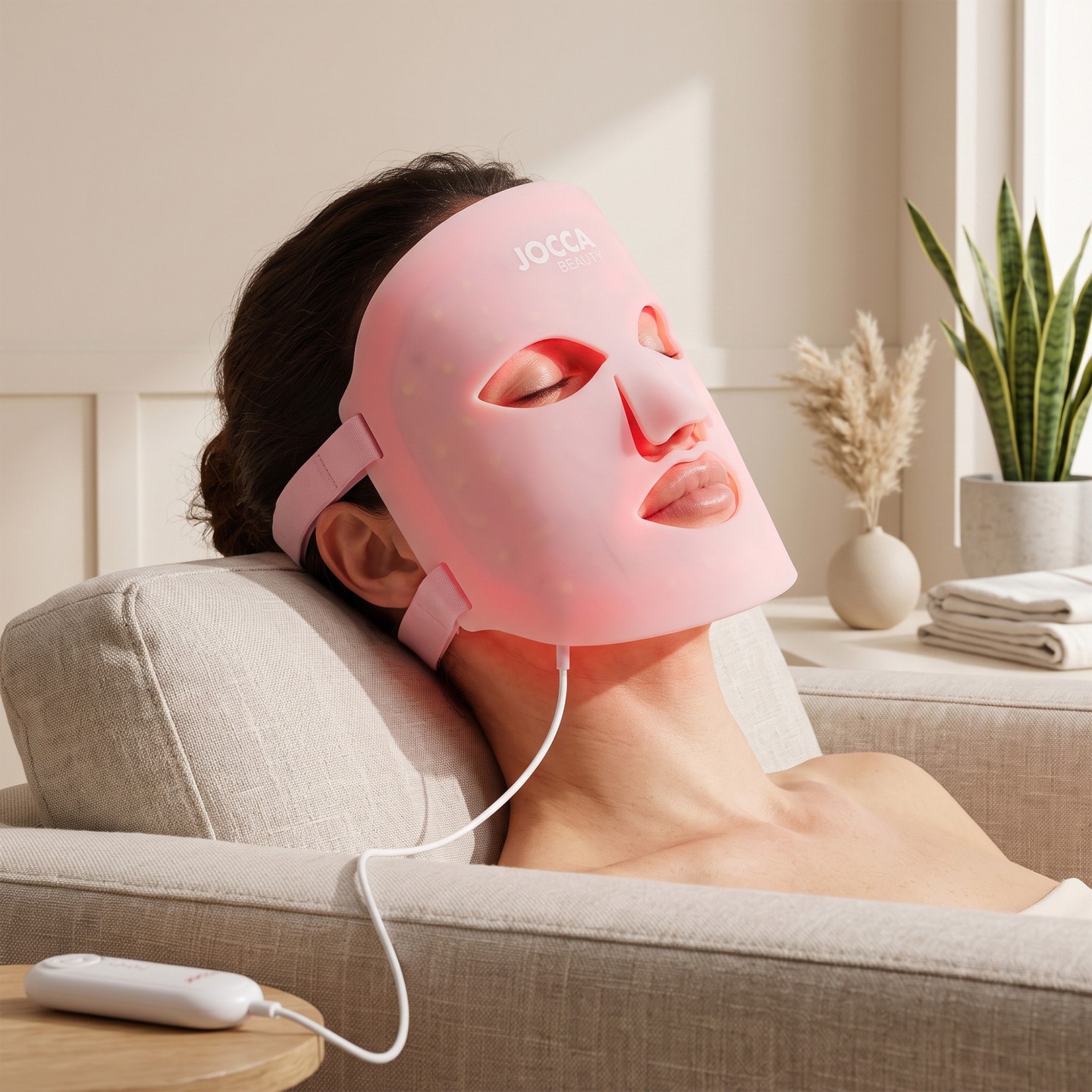 Máscara LED facial de silicona 7 colores | JOCCA