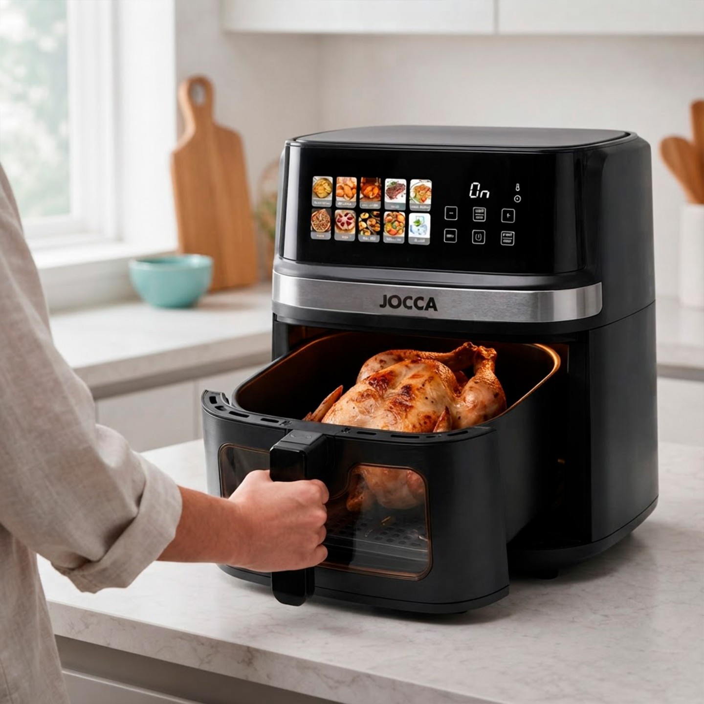 Digital Air Fryer 8 Liter doppelter Widerstand | Jocca