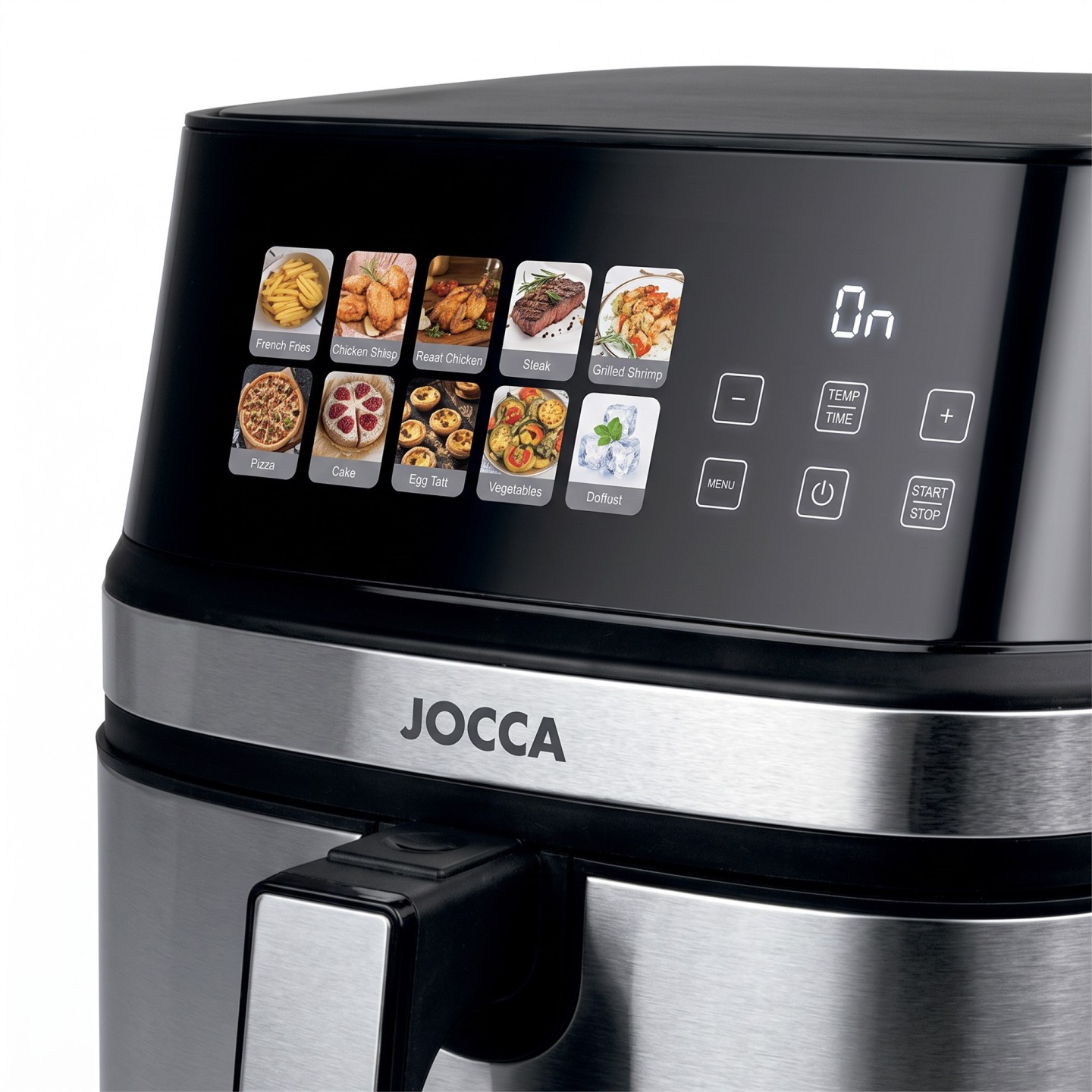 Freidora de Aire Jocca: 8L con Display a Color y Doble Resistencia