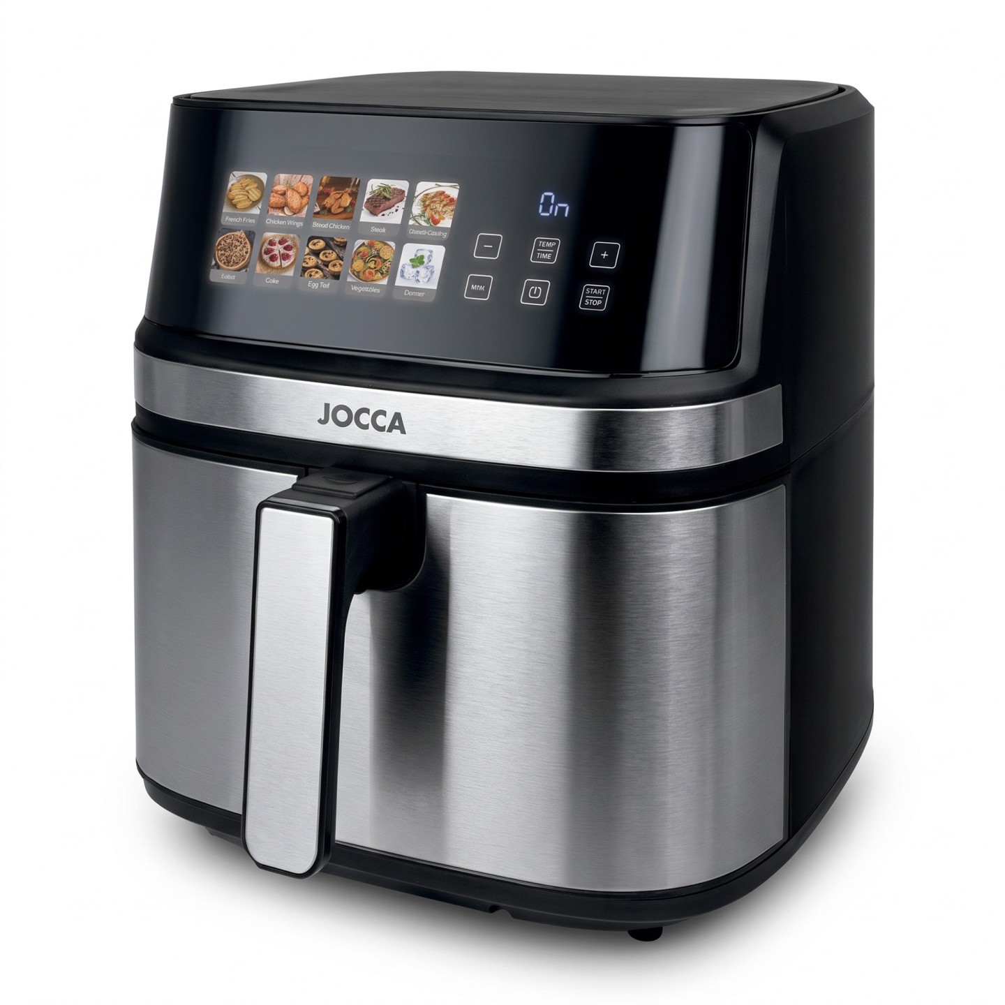 Freidora de Aire Jocca: 8L con Display a Color y Doble Resistencia