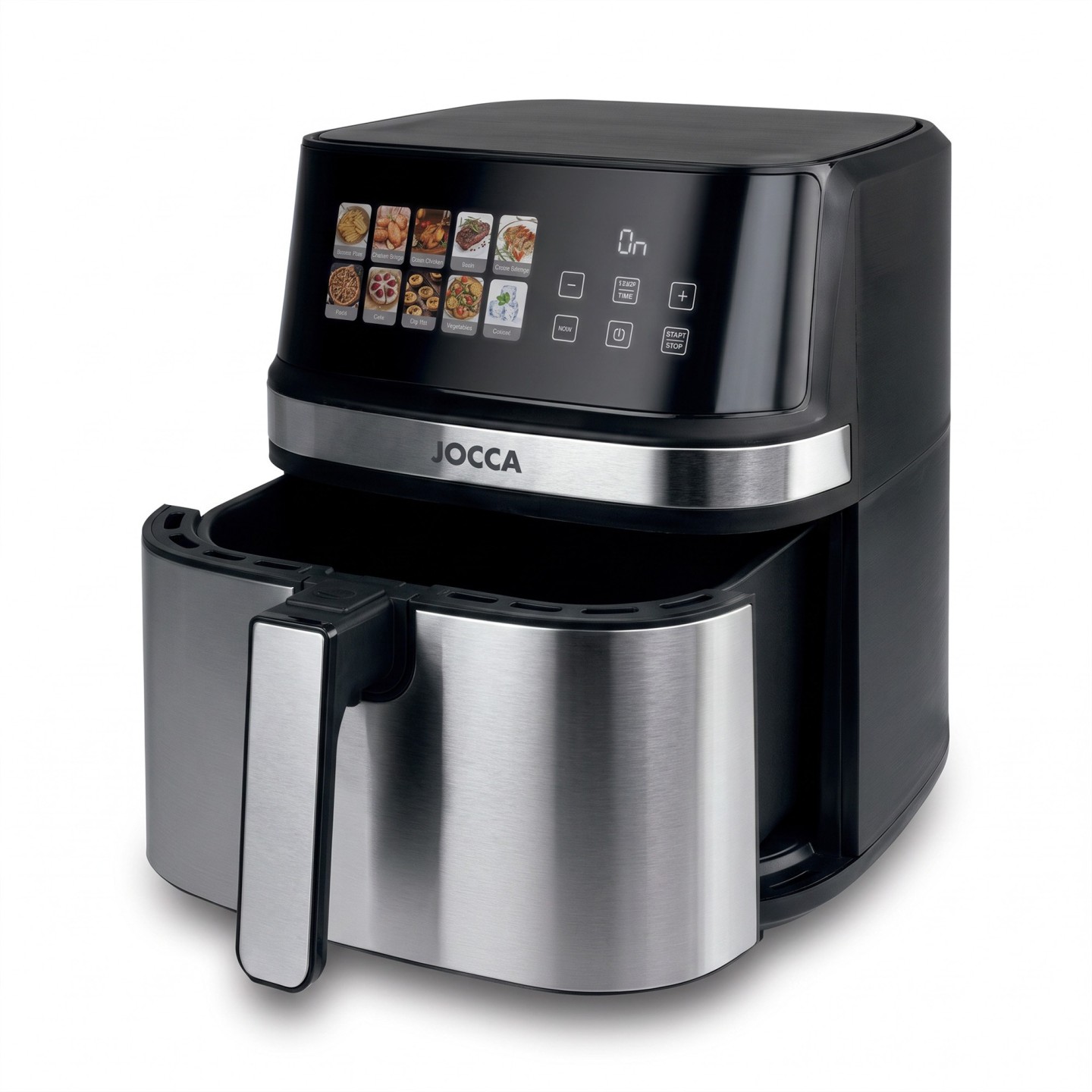 Freidora de Aire Jocca: 8L con Display a Color y Doble Resistencia