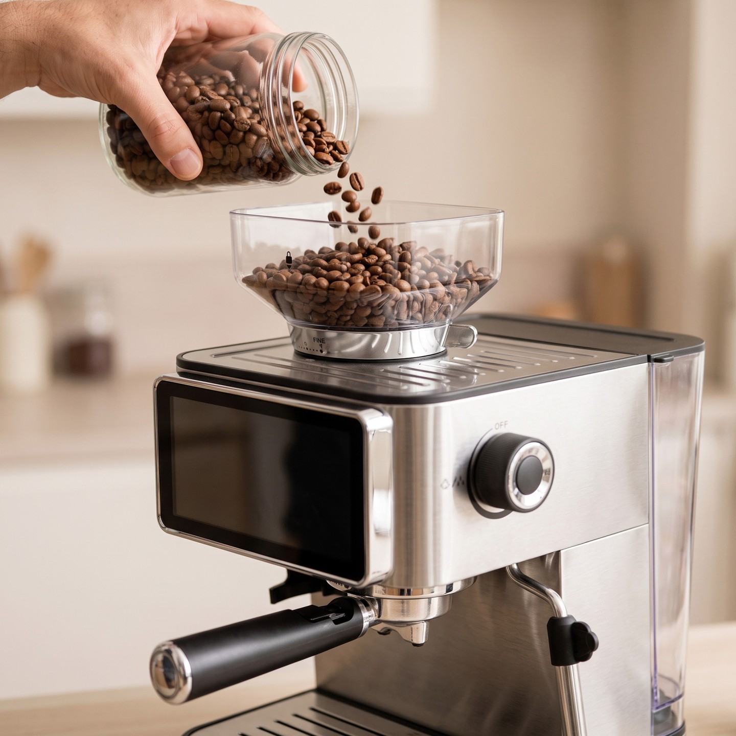 Semi-automatico caffè espresso 20 bar facile tocco | Jocca