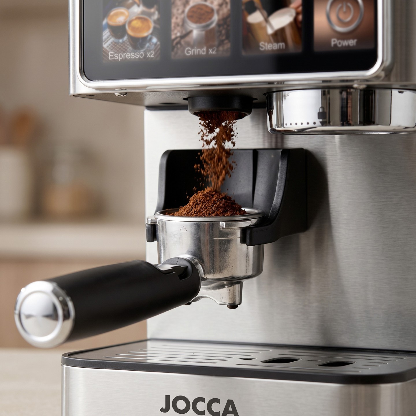 Semi-automatic espresso coffee 20 bar Easy Touch | Jocca