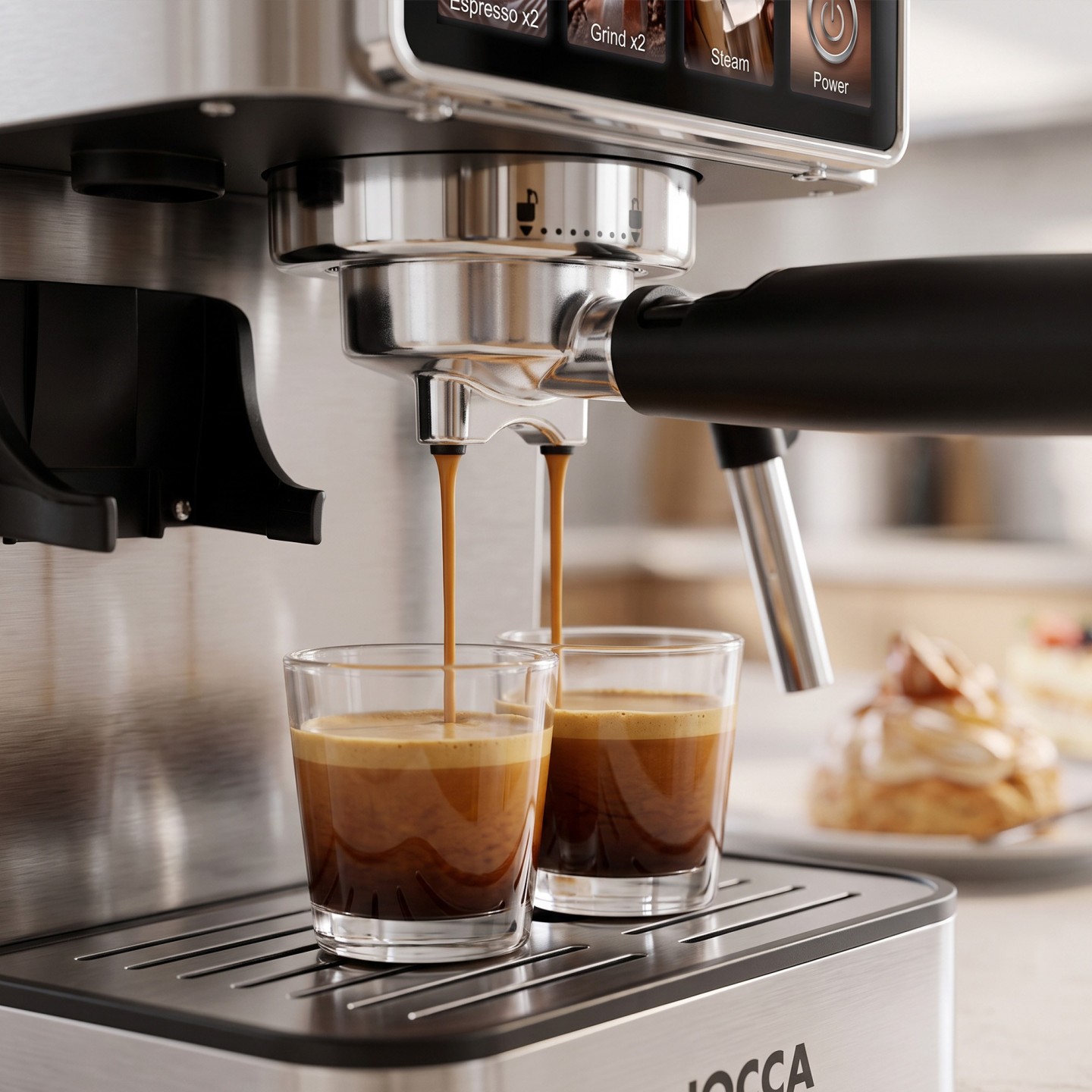 Cafetera Espresso Semiautomática 20 Bar Easy Touch | JOCCA