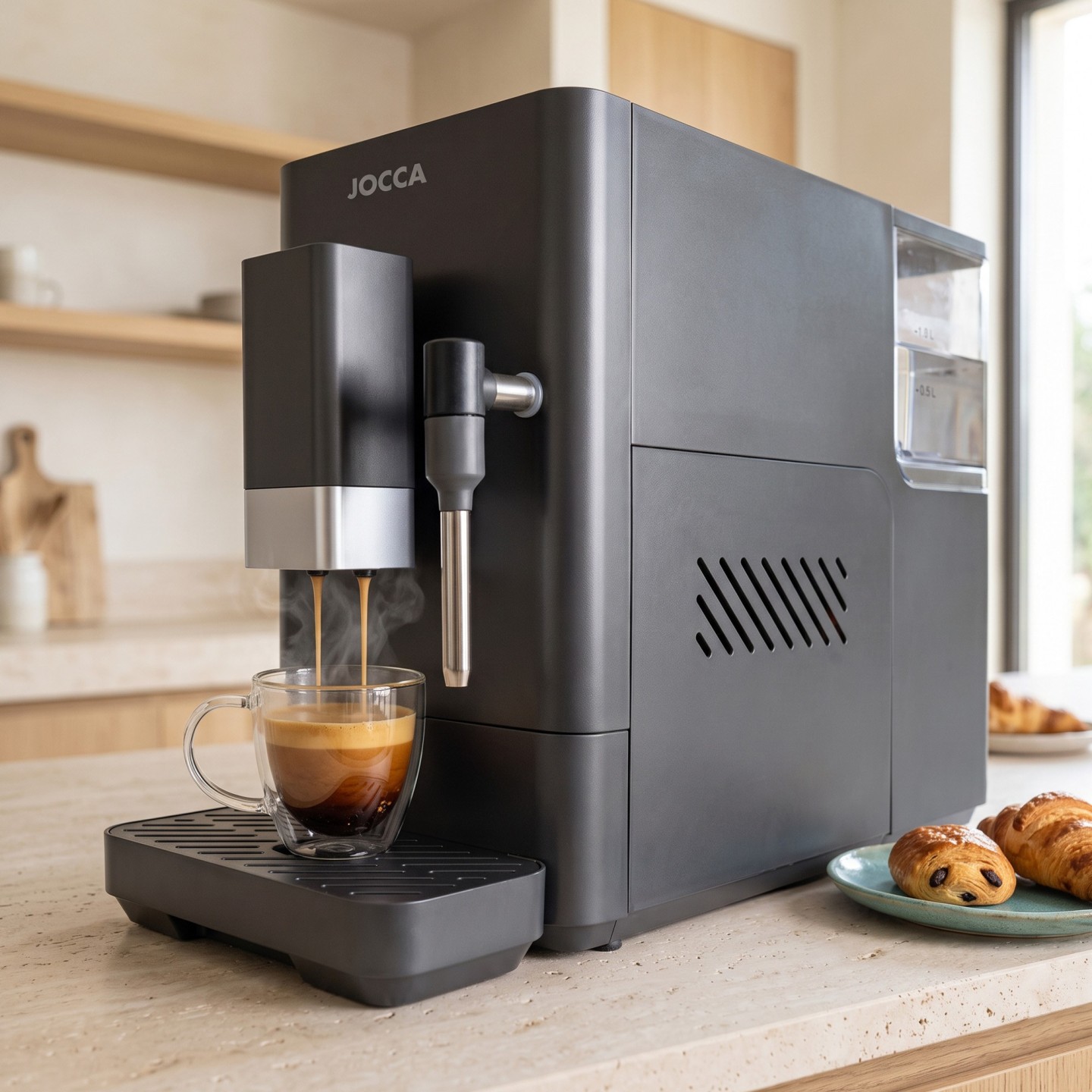 Cafetera Superautomática con Molinillo y Vaporizador | JOCCA
