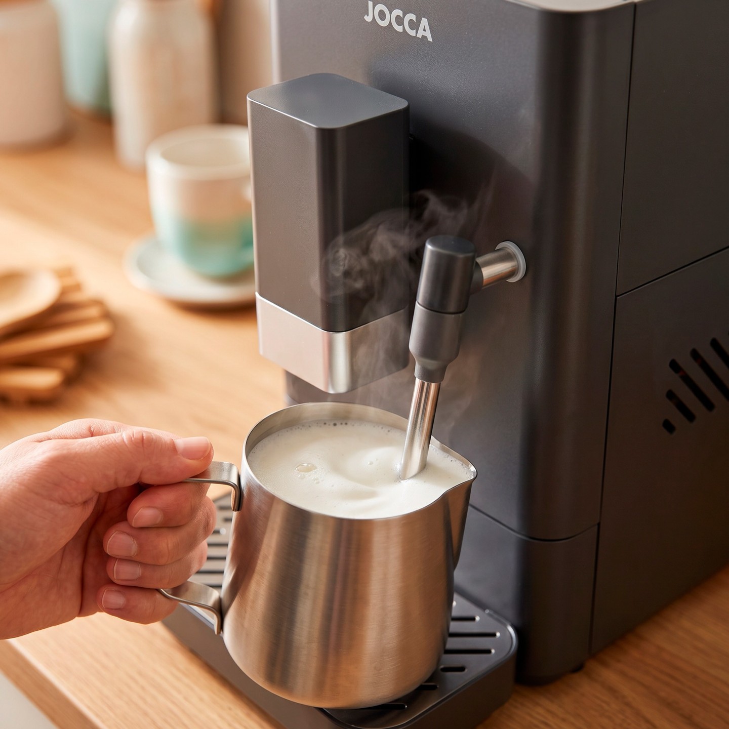 Superautomatic coffee machine 20 bars with built-in grinder and vaporizer | Jocca