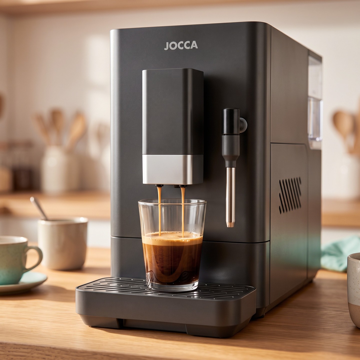 Machine à café Superautomatic 20 bars avec moulin intégré et vaporisateur | Jocca