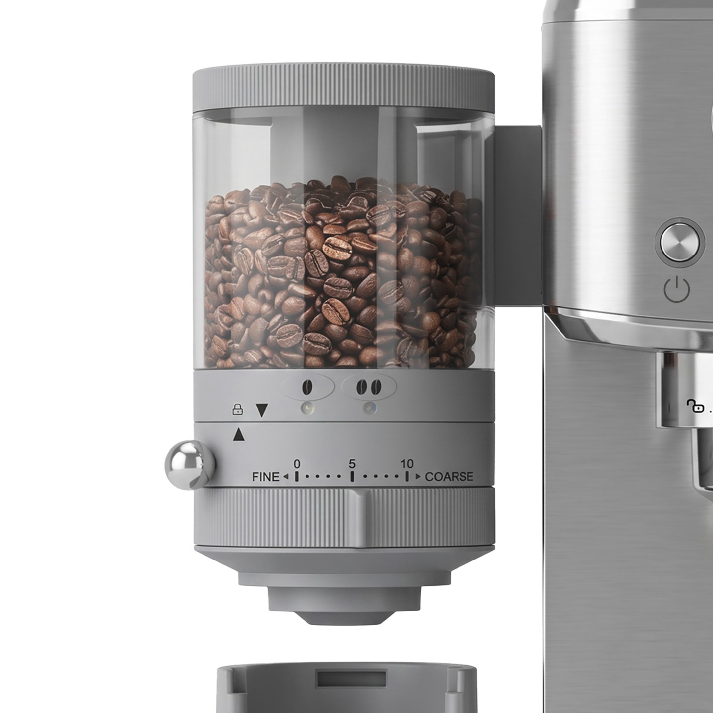 Cafetera Semiautomática con Molinillo 20Bar Cromada | Jocca