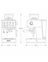 Café à expresso semi-automatique 20 bar Easy Touch | Jocca