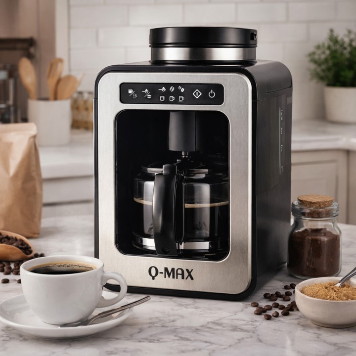 Cafetera de Goteo con Molinillo para 4 tazas Qmax | Jocca