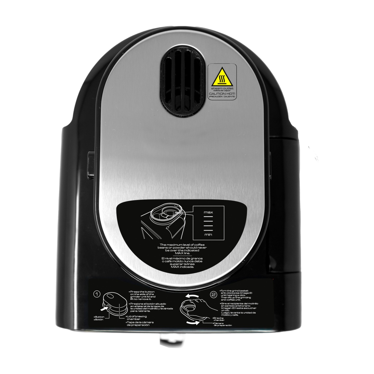 Máquina de café pingando com moedor para 4 xícaras qmax | Jocca