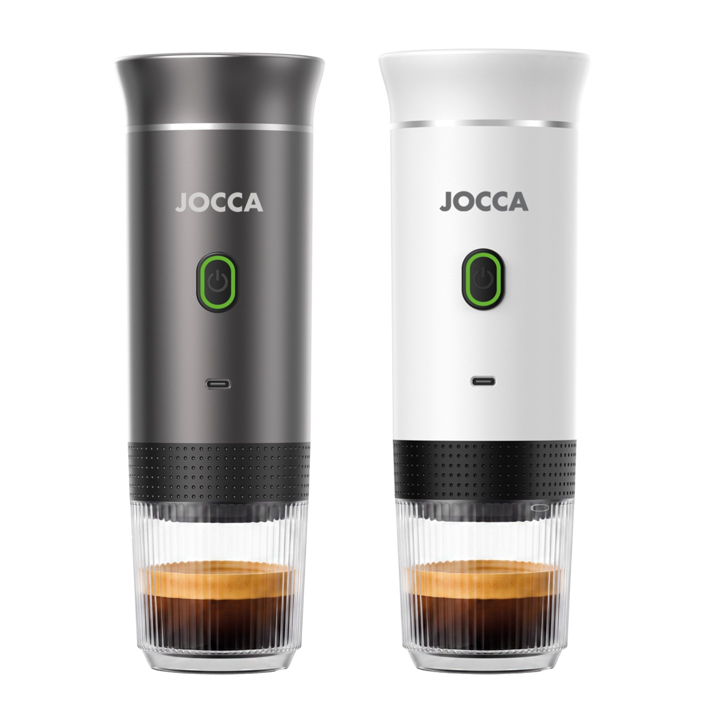 Máquina de café elétrica portátil para cápsulas e café moído 20 bar | Jocca