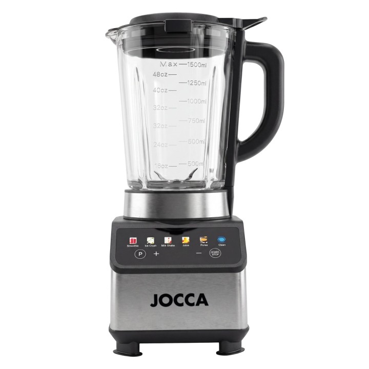 Batidora de Vaso 1200W con Jarra de Cristal 1,5L | JOCCA