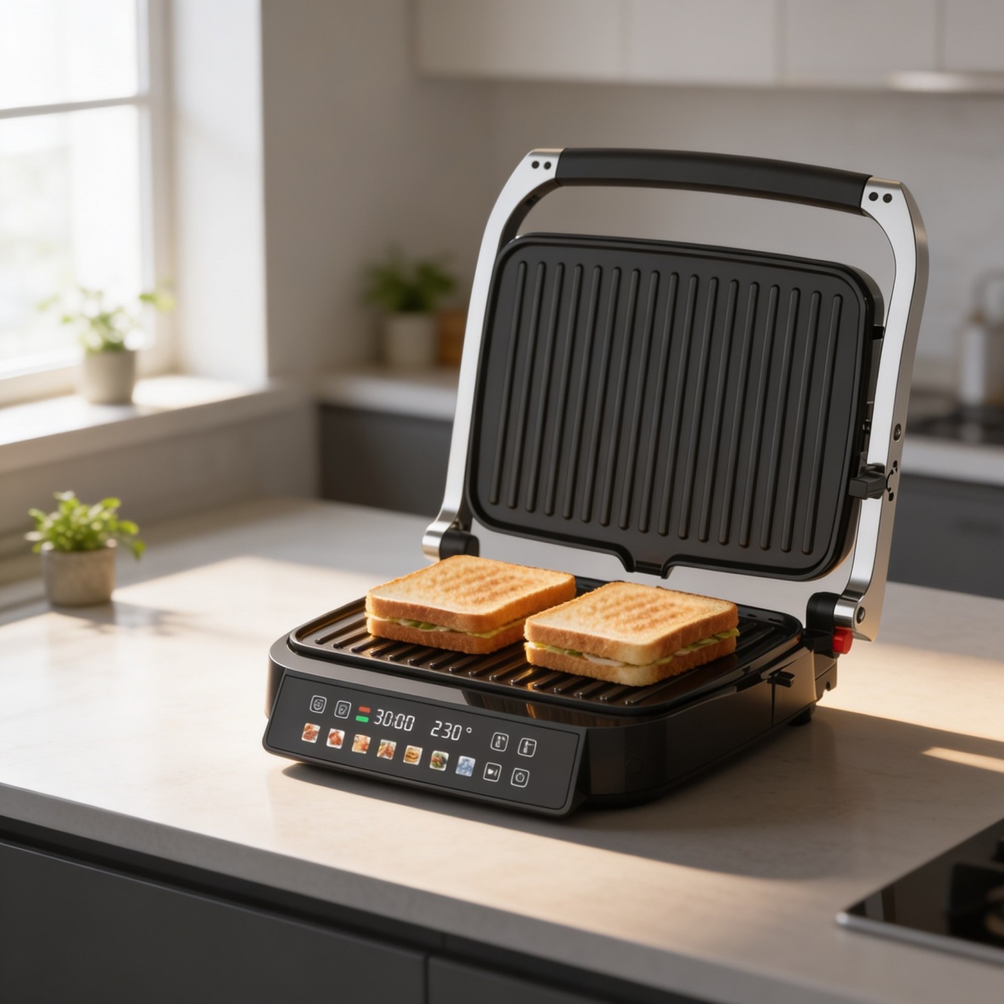 1800W Elektrischer Grill mit Touchscreen | JOCCA