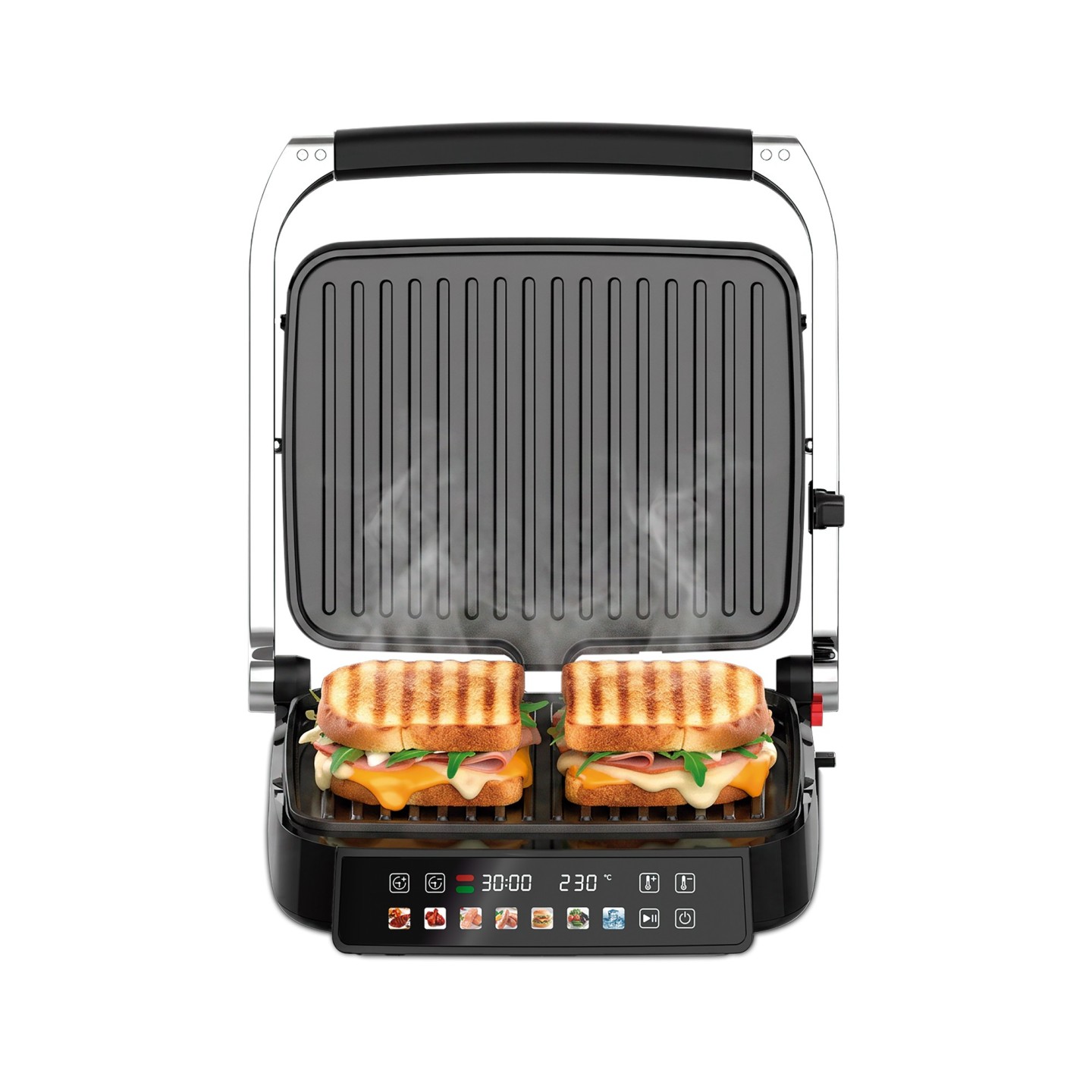 1800W electric grill with touch screen | JOCCA