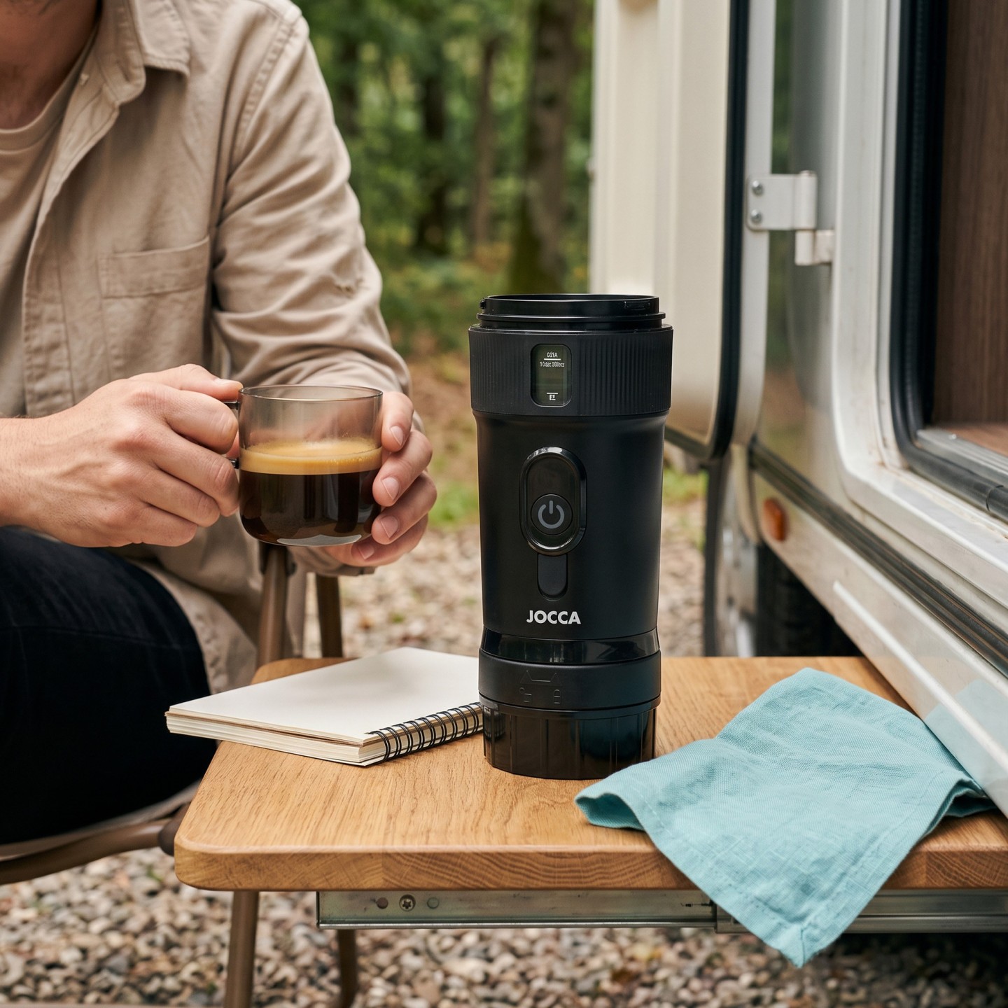 Cafetera Portátil 3 en 1 para Cápsulas y Café Molido | JOCCA