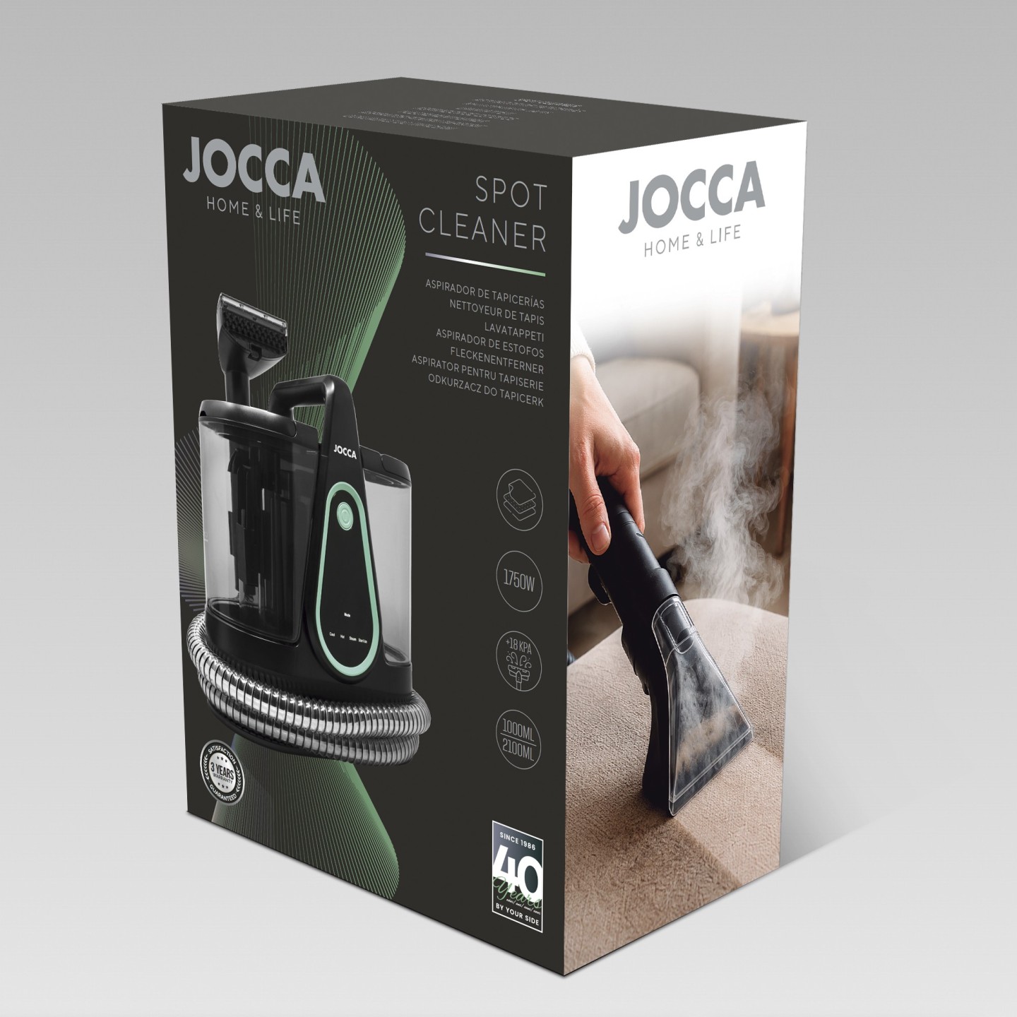 Tapiecerificadores de vapor com vapor 1750w | JOCCA
