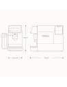 Máquina de café superautomática com tanque de leite | Jocca