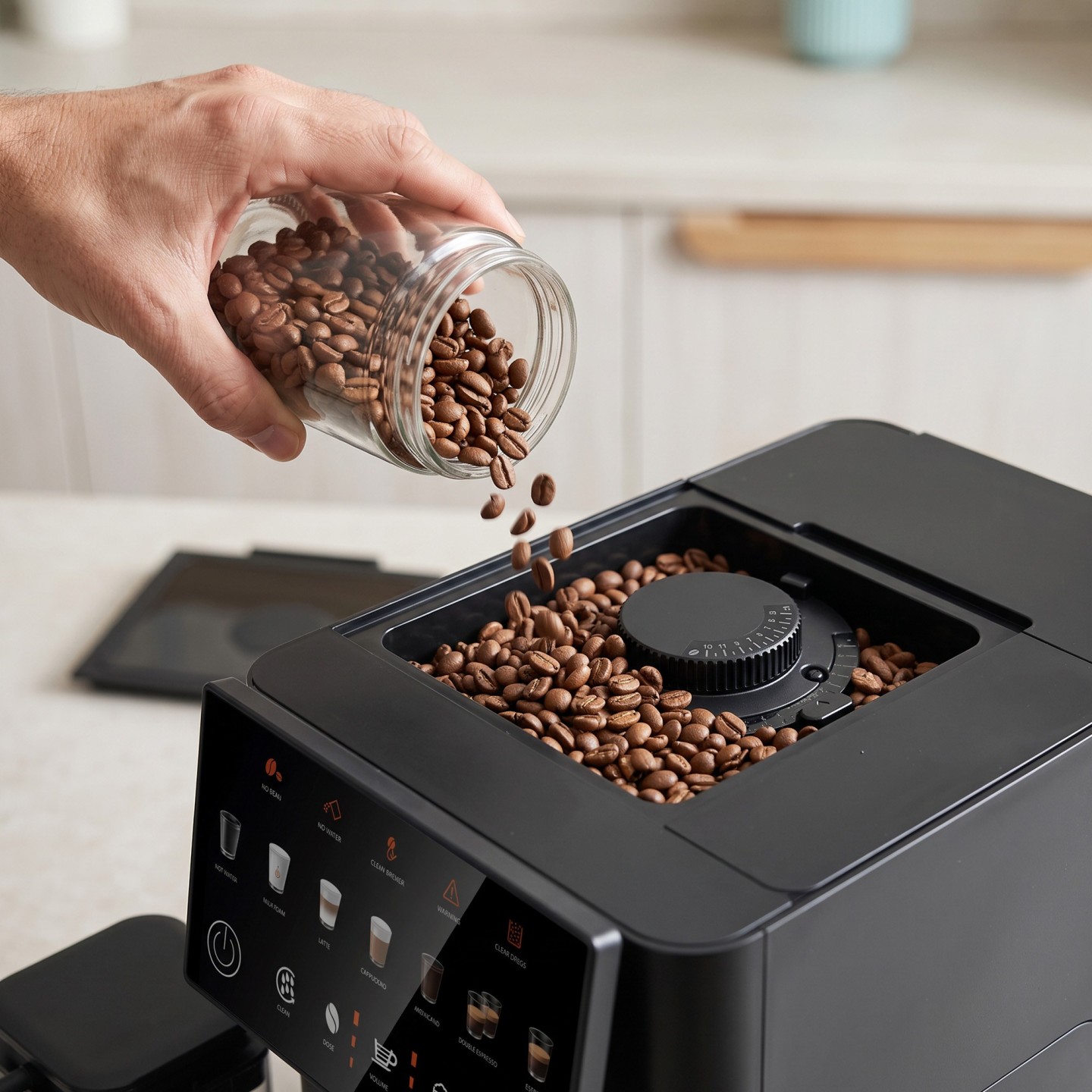 Machine à café superautomatic avec réservoir de lait | Jocca