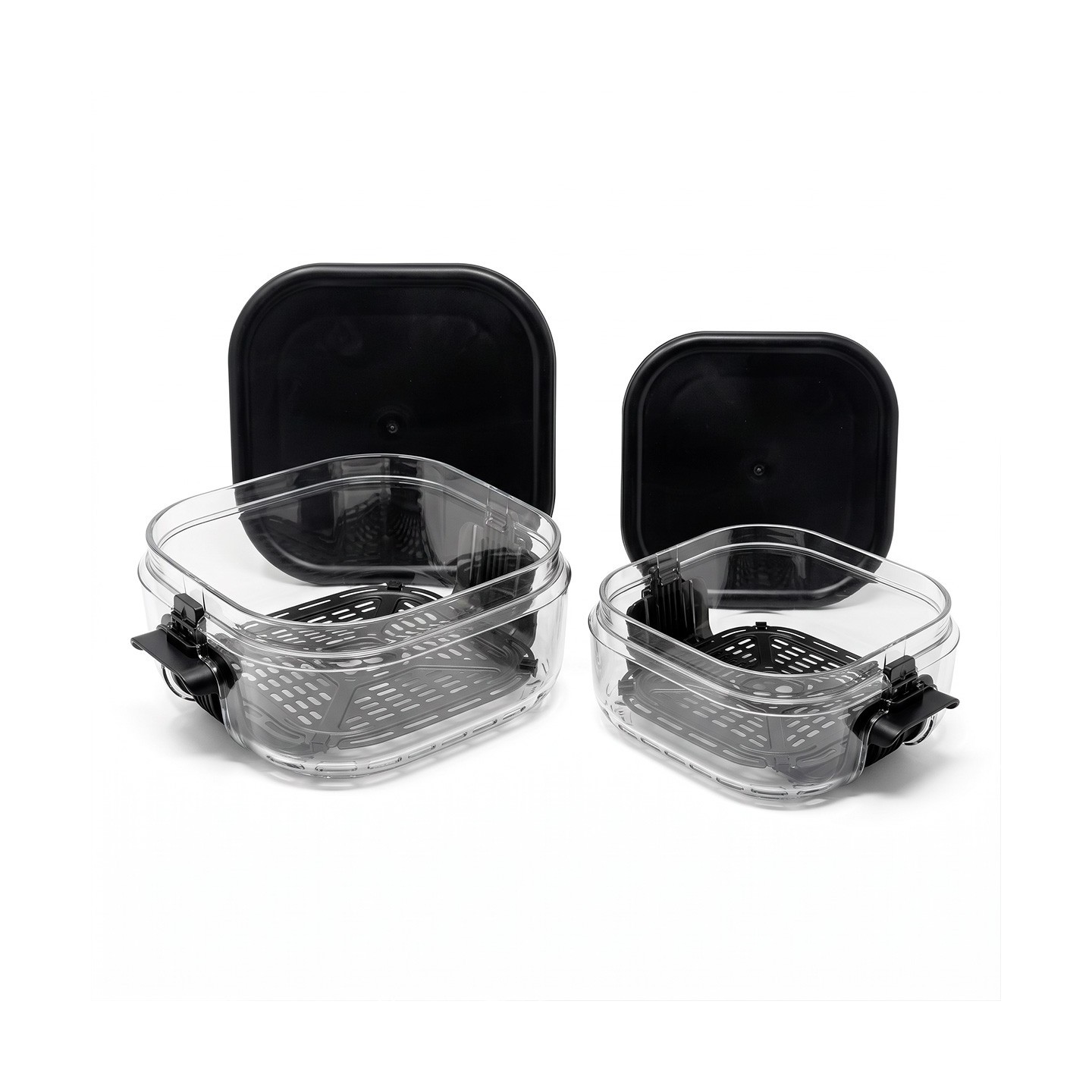 Glasluftfritteat mit 2 Kuvetten 4l + 6l | Jocca