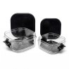Glass air fryer with 2 cuvettes 4L + 6L | Jocca