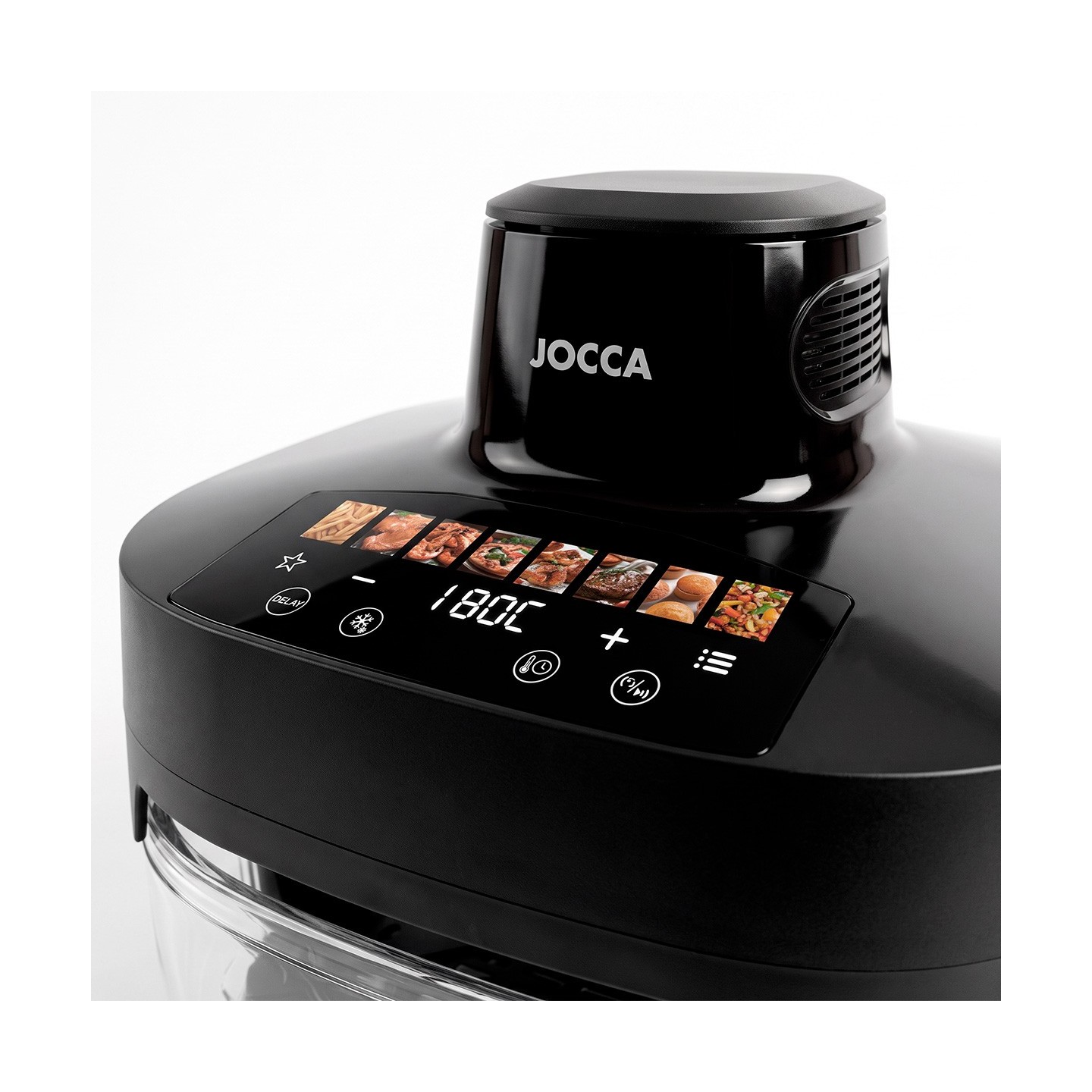 Glass air fryer with 2 cuvettes 4L + 6L | Jocca