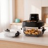 Friggitrice in vetro con 2 cuvettes 4L + 6L | Jocca