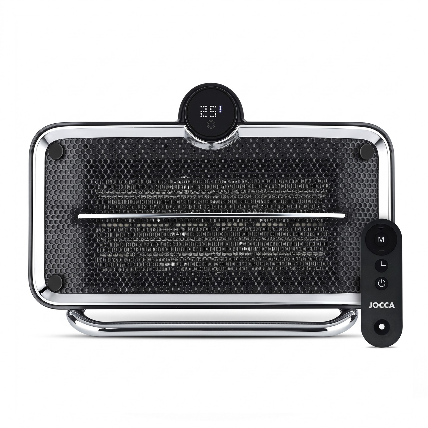 CALEFACTOR PTC DIGITAL 2000 W CON MANDO A DISTANCIA Y TEMPORIZADOR