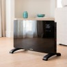 CONVECTOR ELÉCTRICO DE VIDRIO TEMPLADO 2000 W CON MANDO A DISTANCIA