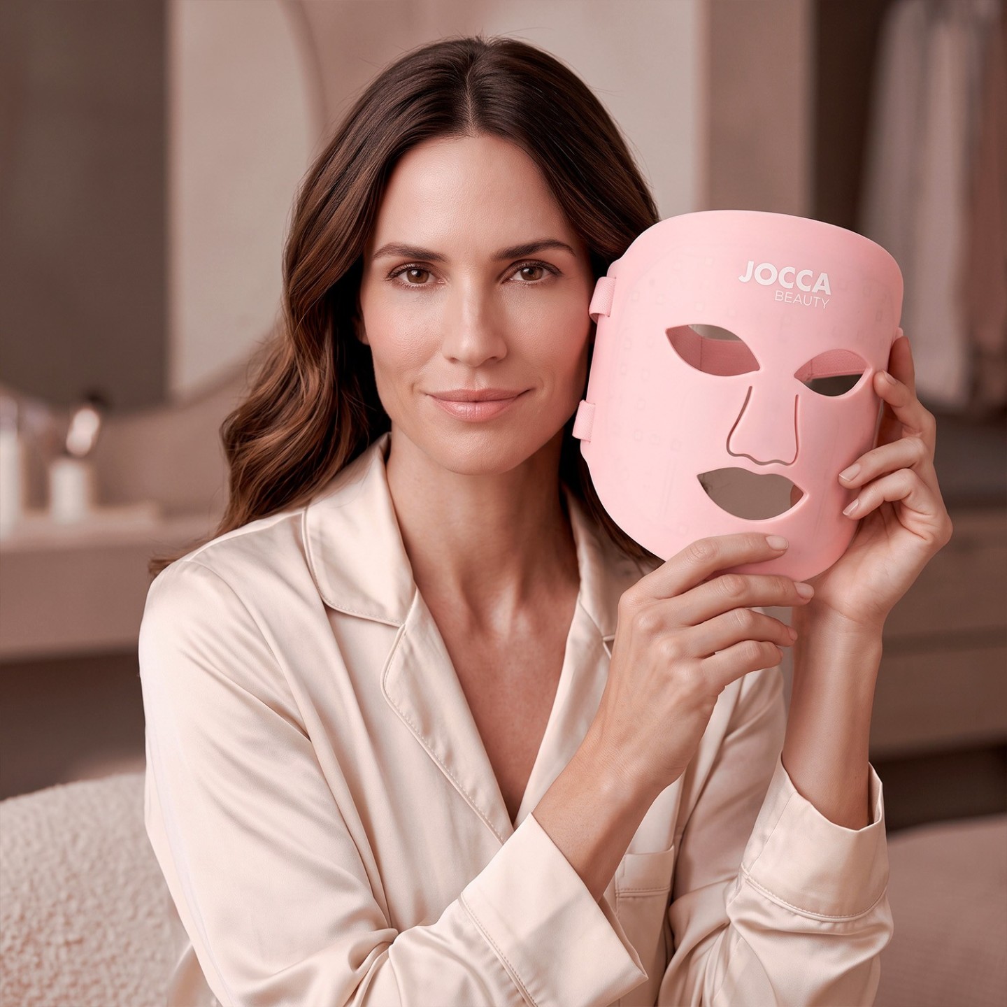 Máscara LED facial de silicona 7 colores | JOCCA