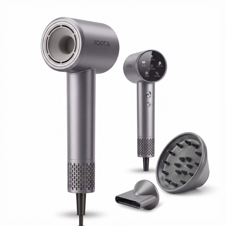 Ionen-Haartrockner mit Diffusor und Display | JOCCA