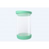 BOTE DE CRISTAL CON SILICONA - 810ml - VARIOS DISEÑOS