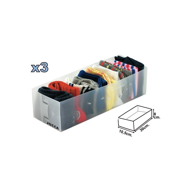 ▷ organize Organizadores Cajones Jocca pacote de 3 unidades.
