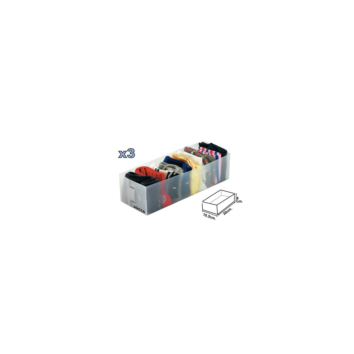 ▷ organize Organizadores Cajones Jocca pacote de 3 unidades.