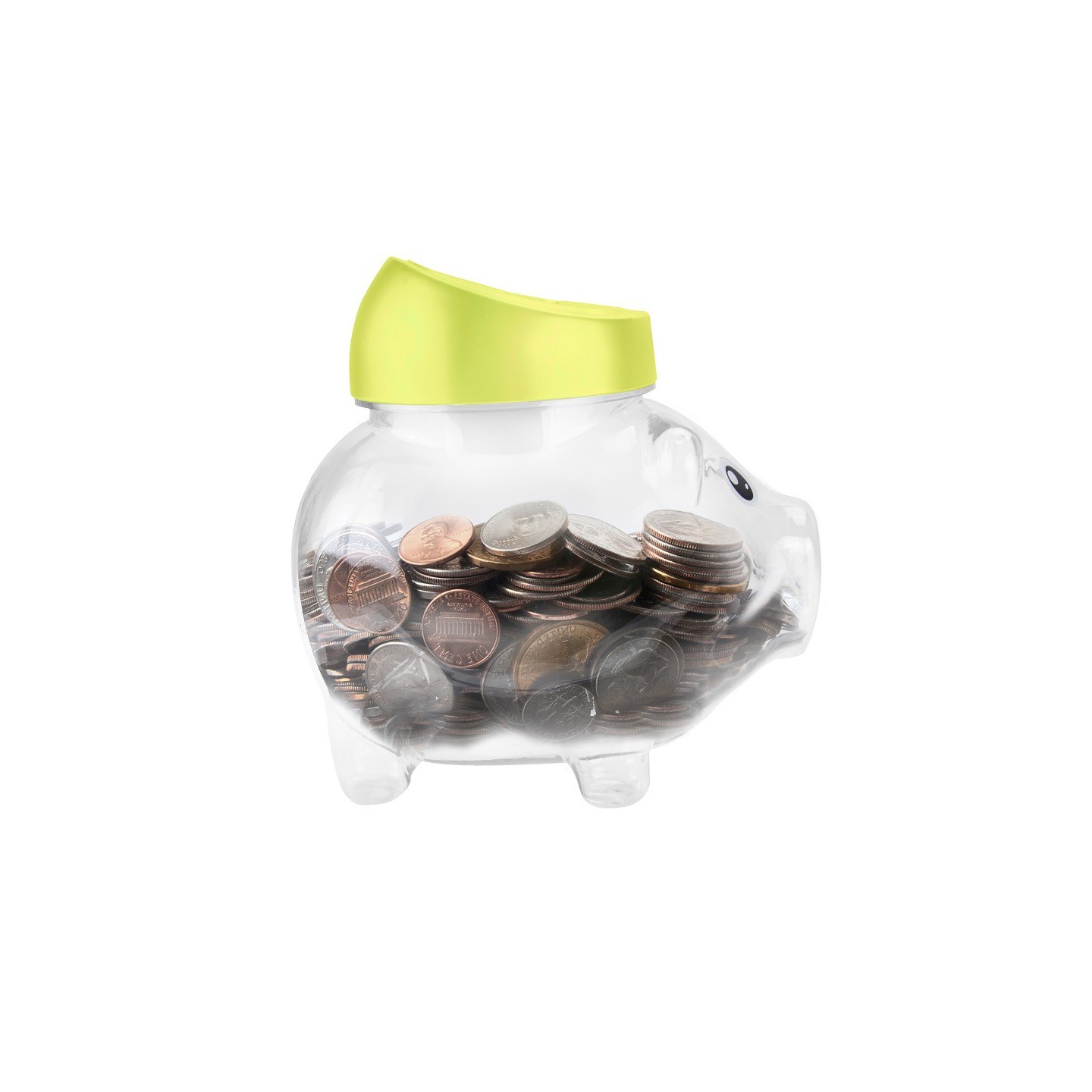 HUCHA DIGITAL CERDITO VERDE EN CAJA BLANCA