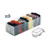 ▷ Set di cinque unità dell'organizzatore di gabbie Jocca