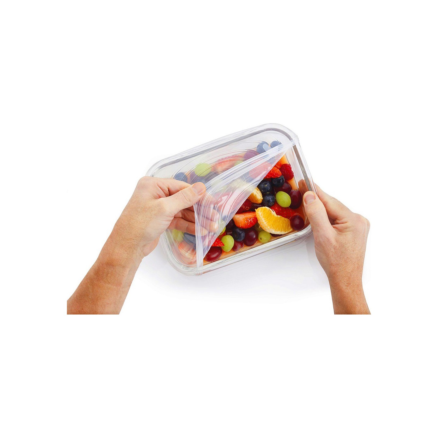 RECIPIENTES CON TAPAS DE COLORES (7UDS)