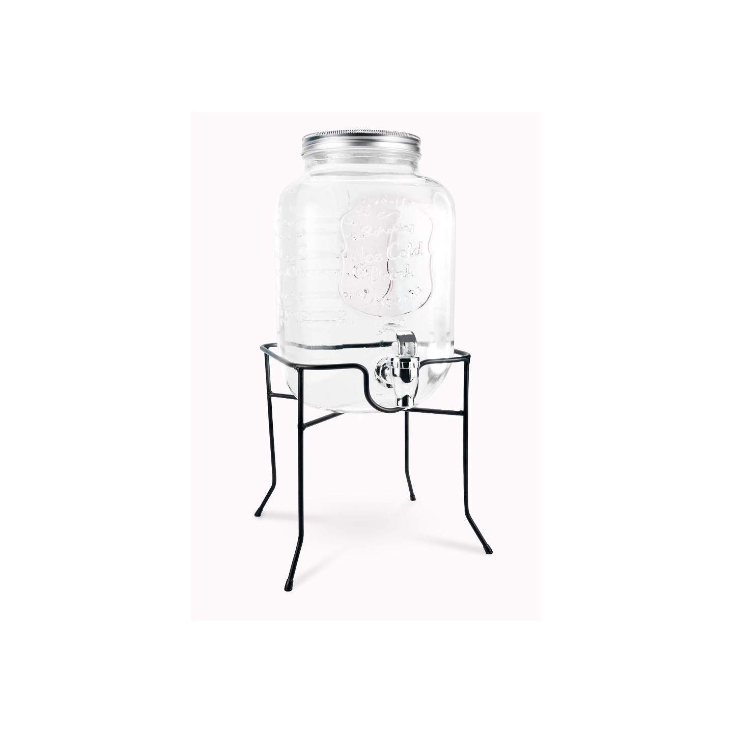 DISPENSADOR DE BEBIDAS CON SOPORTE 