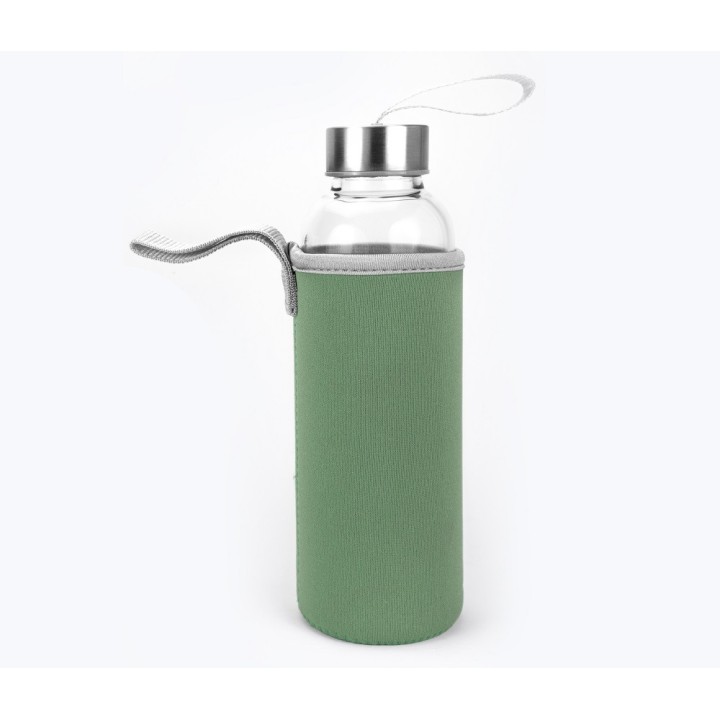 BOTELLA DE CRISTAL CON FUNDA DE NEOPRENO