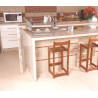 ▷ Chromed runner for worktops Jocca