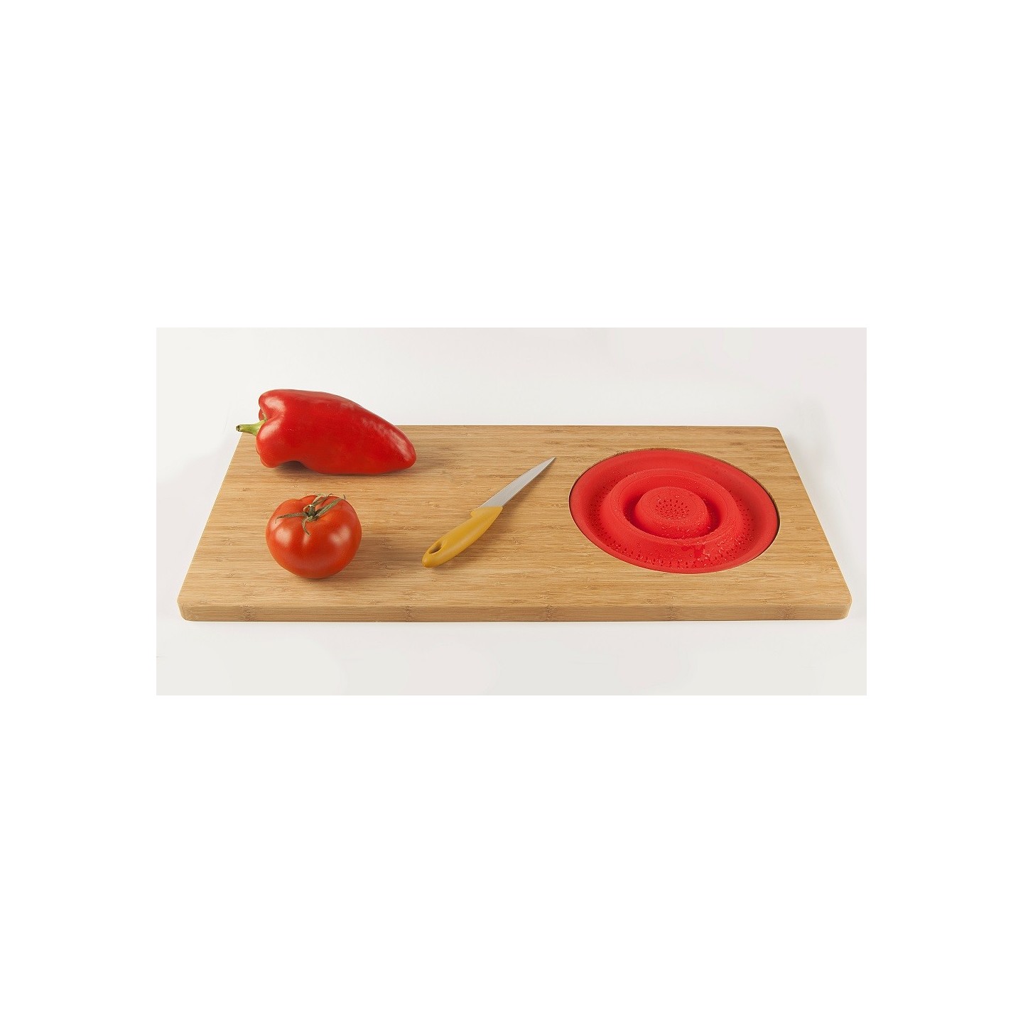 ▷ Cutting table with drainer for sink Jocca