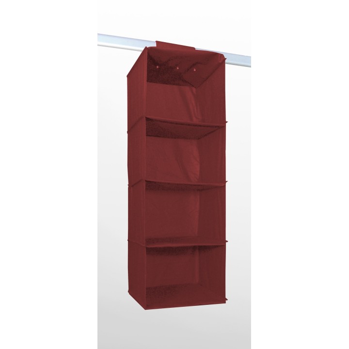 ▷ Oferta Jocca de 4 organizadores colgantes de color marrón