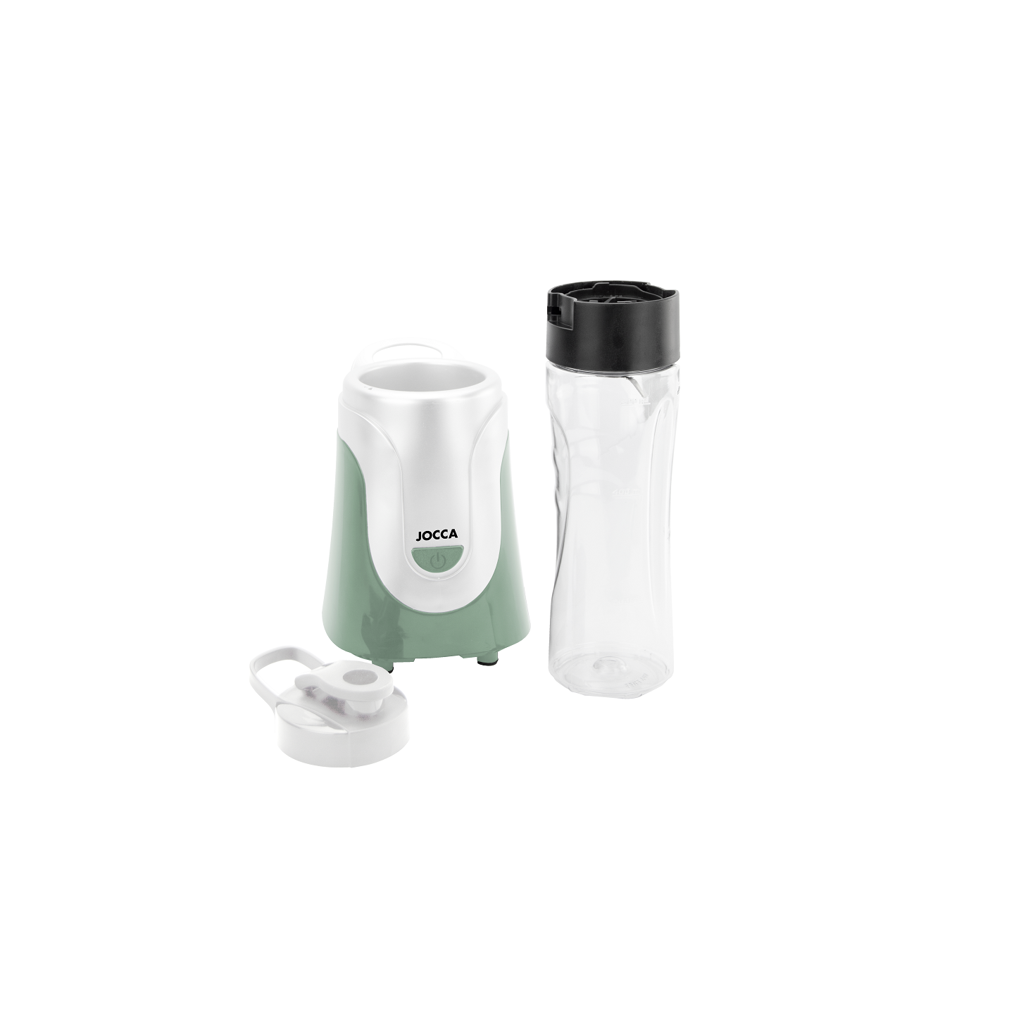 ▷ White and green personal drummer Jocca