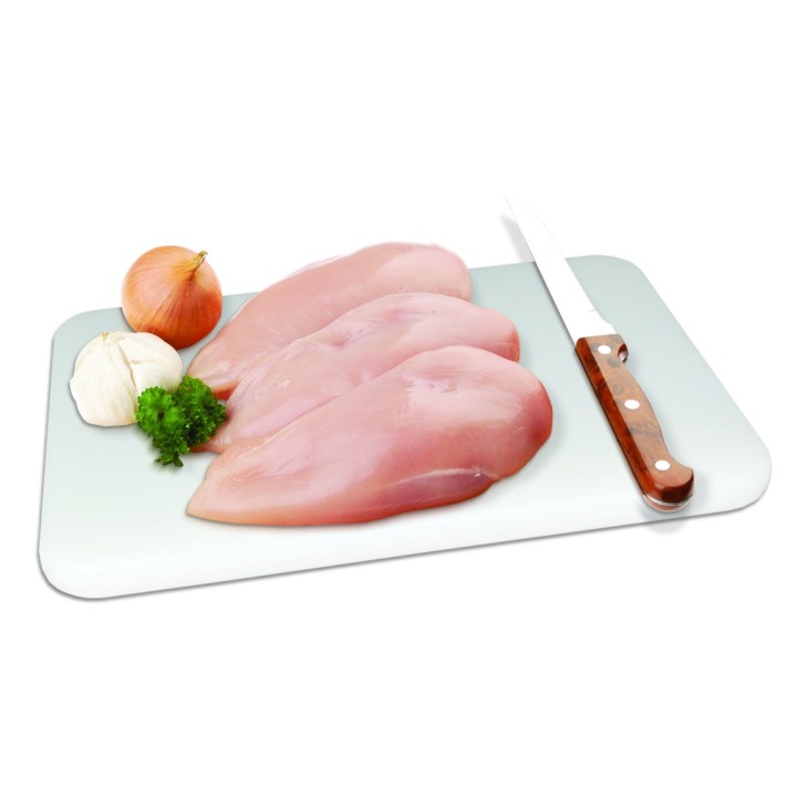 Placa de corte de polietileno Branco 30 * 20 * 2cms