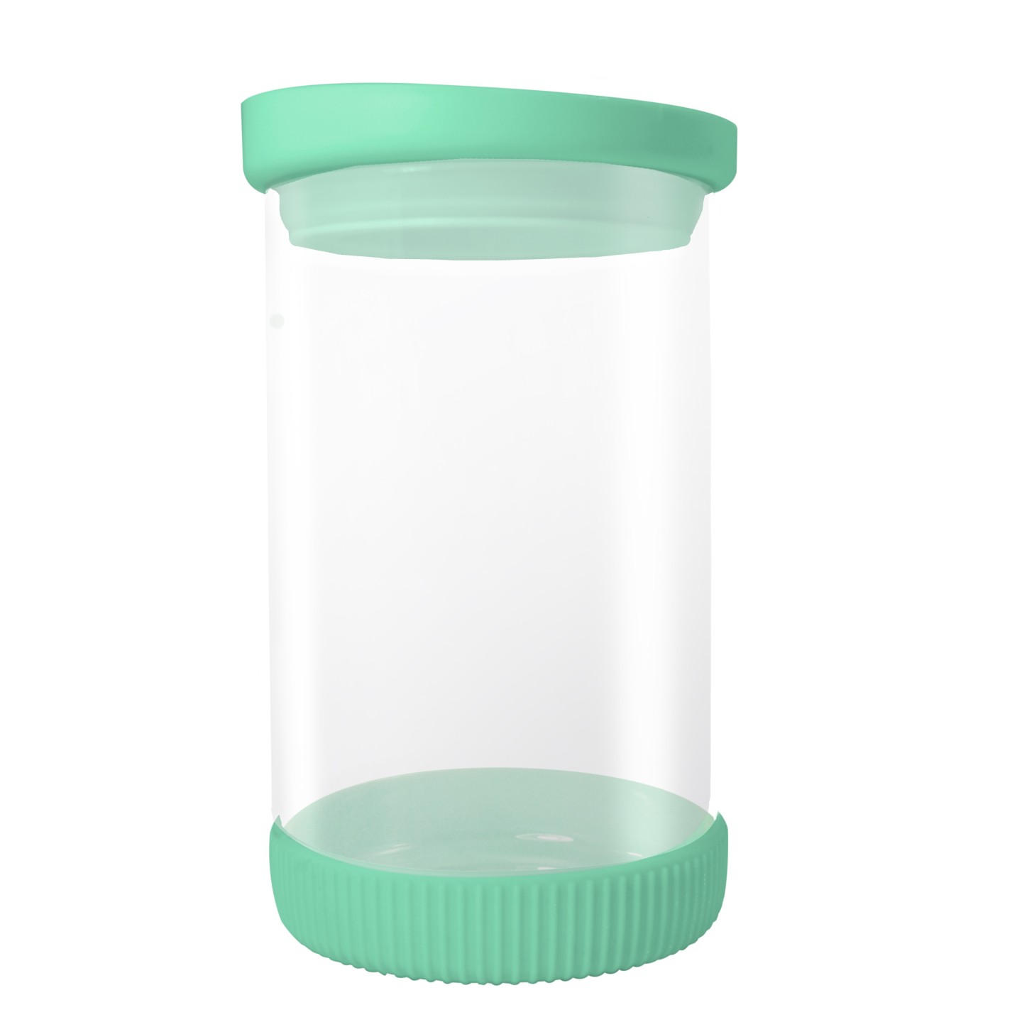 ▷ Set 3 botes de cristal con silicona Jocca