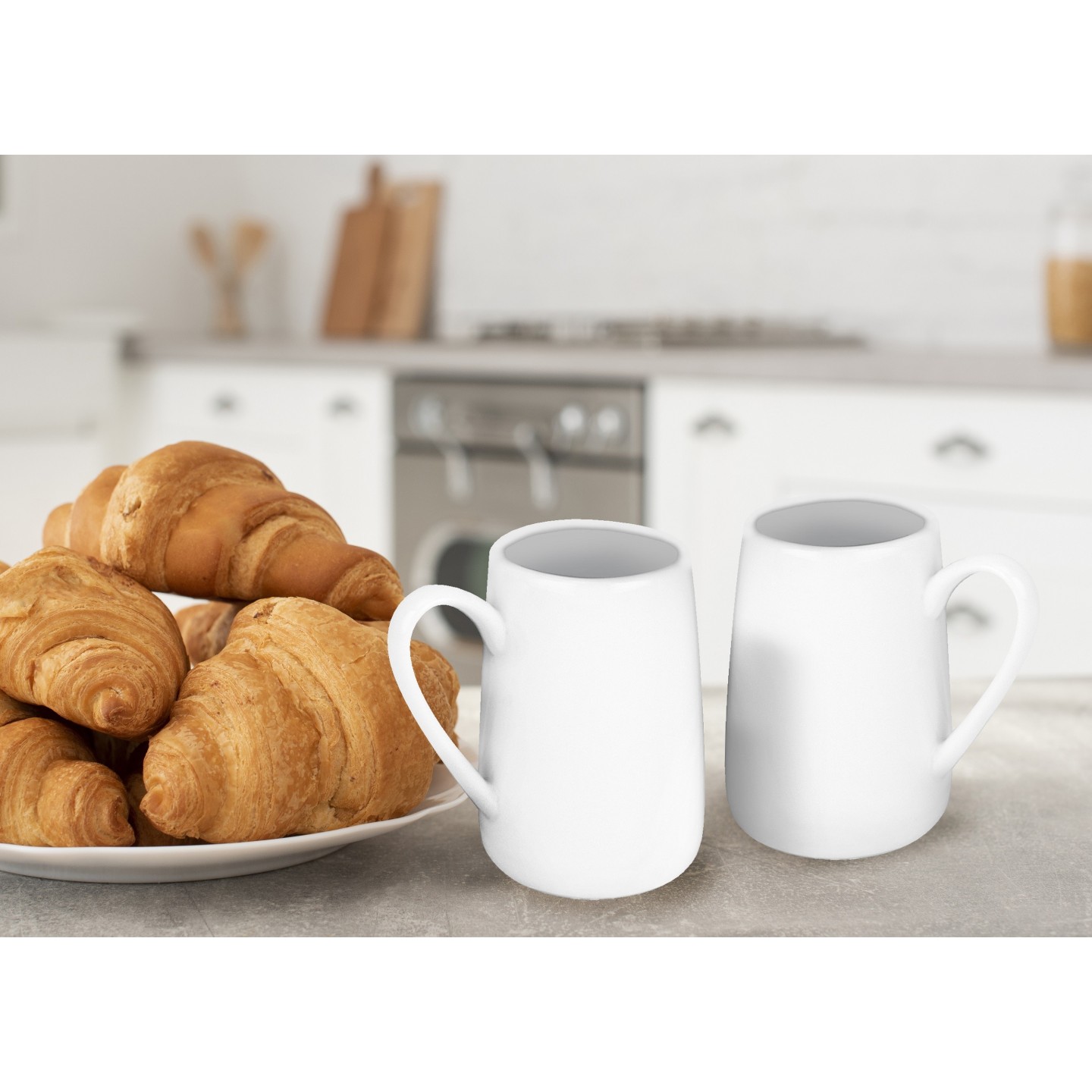 ▷ 2 Tazas de Porcelana de JOCCA