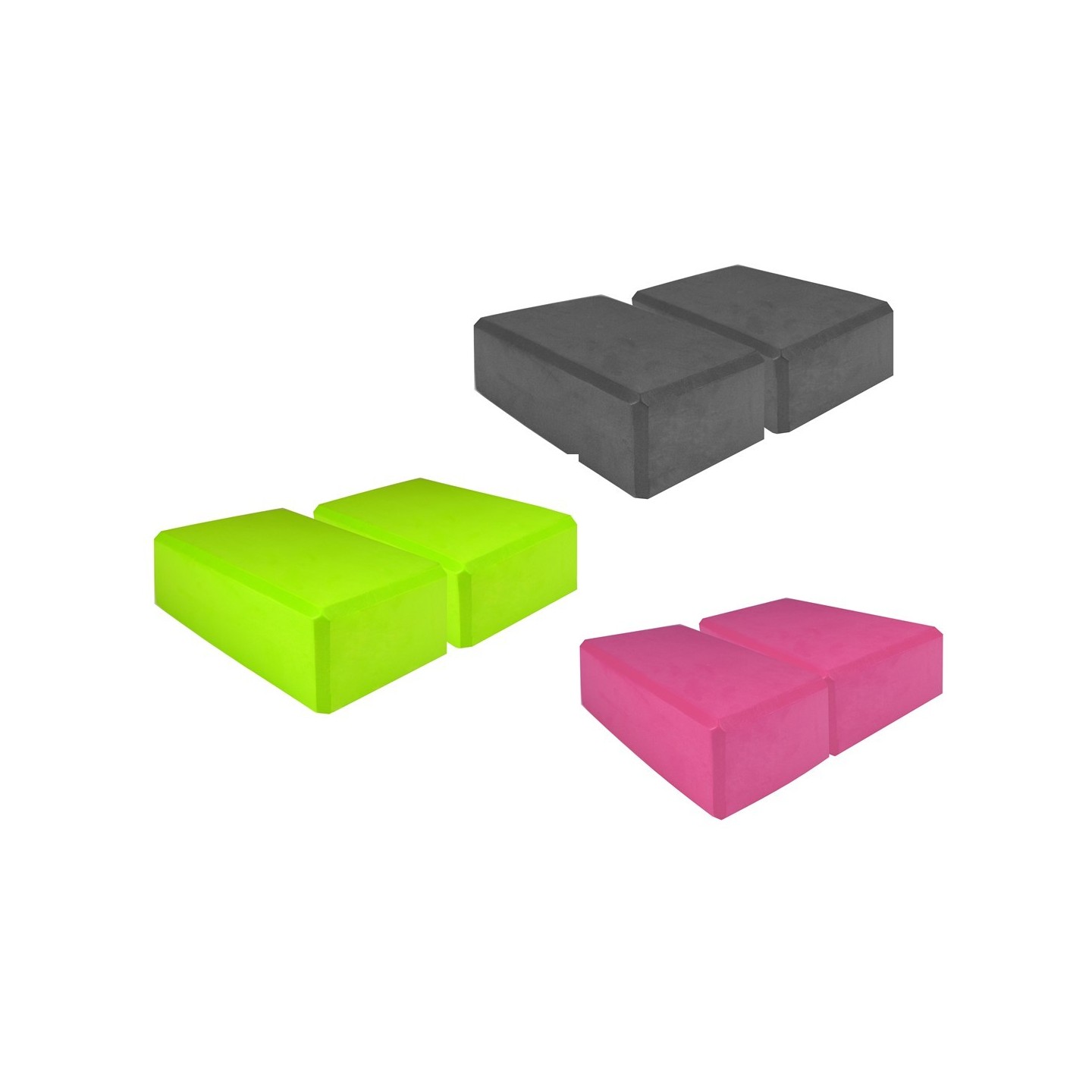 ▷ Set de 2 Bloques para Yoga de JOCCA