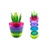 ▷ Doble set de cocina multiusos 10 en 1 de Jocca con diseño multicolor